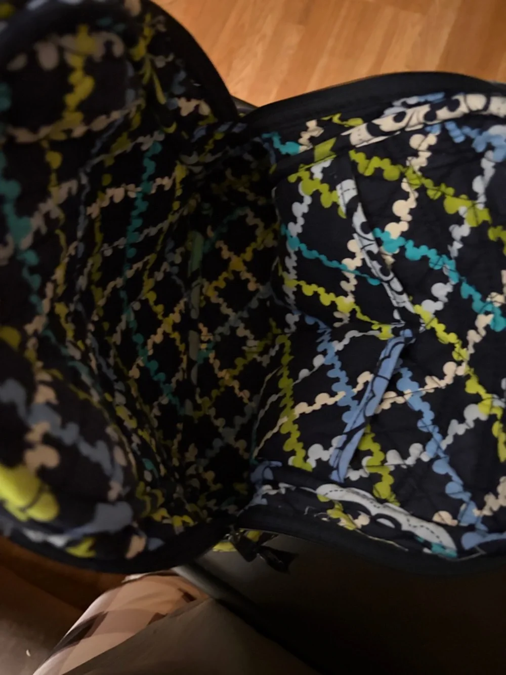 Vera Bradley Disney Mickey’s Midnight Bloom Quilted Mini Backpack